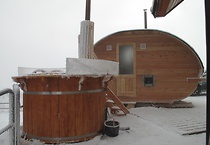 Sauna i bania na stoku Limanowa Ski